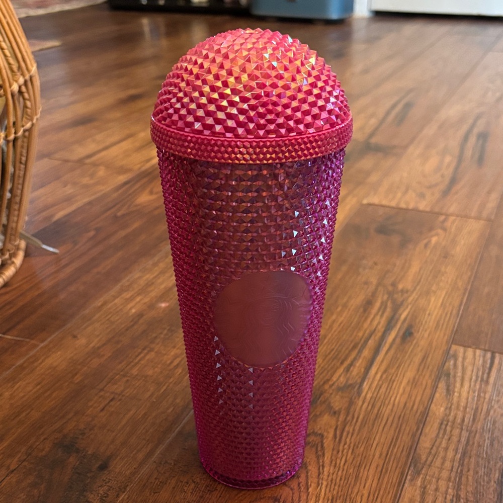 Starbucks Fuchsia Textured Tumbler